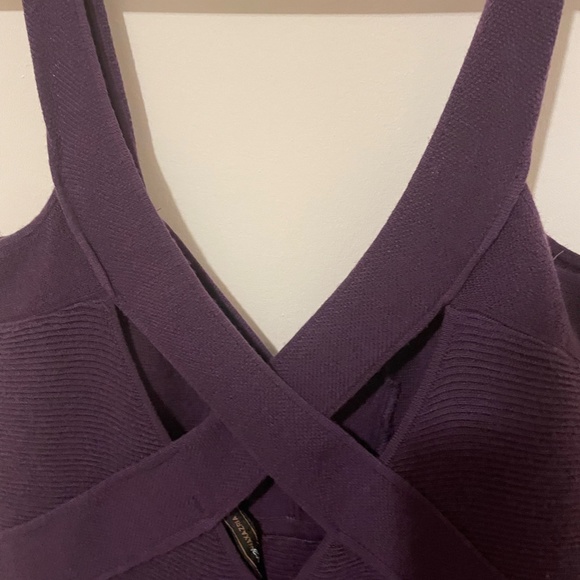 BCBG Max Azria | Knitted Purple Dress - Picture 3 of 4